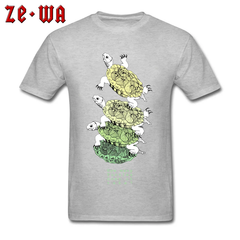  Boy T Shirts Casual Design T Shirt 100% Cotton Crew Neck Short Sleeve Family T Shirts Father Day Free Shipping How many turtles does it take grey
