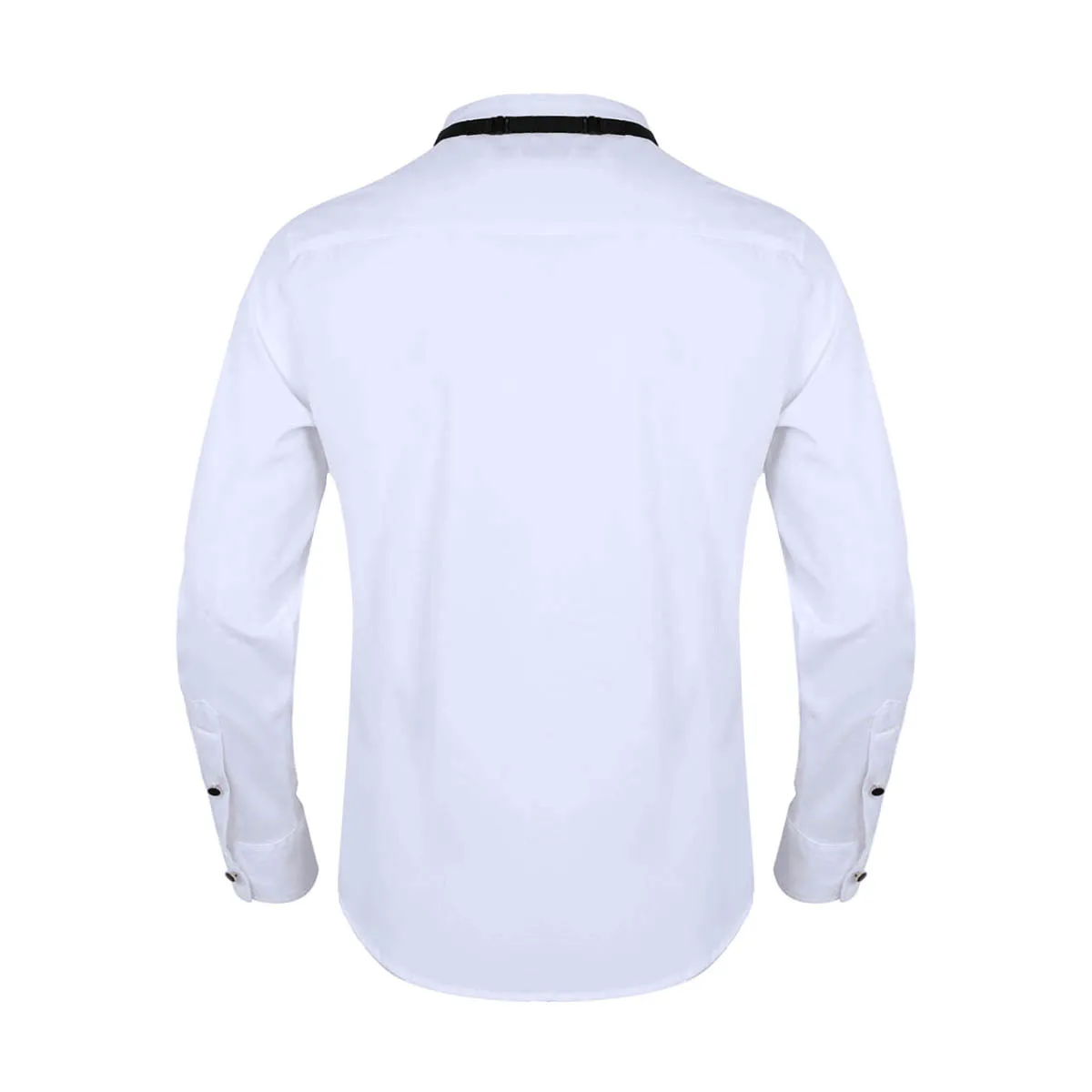 YiZYiF мужской смокинг рубашки с длинным рукавом воротник Wingtip Slim Fit сплошной цвет строгий костюм рубашки с галстуком-бабочкой рубашка для мужчин