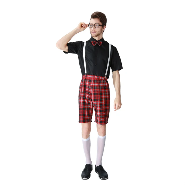 British Styles Boy Scout Cosplay Fun and Fantasias Costumes Large Red