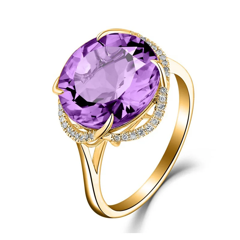 Женское кольцо с круглым аквамариновым камнем Bague Ringen ювелирное изделие из