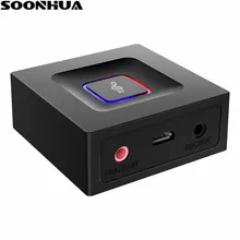 SOONHUA 3,5 мм беспроводной Bluetooth приемник 4,2 автомобильный вспомогательный аудиоресивер адаптер Музыка для наушников ноутбука автомобиля Bluetooth приемник