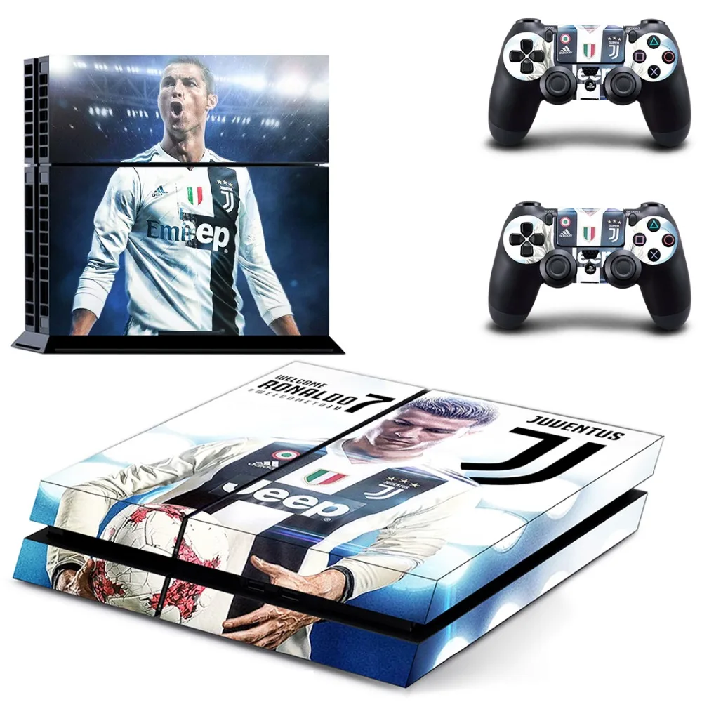 Juventus Cristiano Ronaldo PS4 Skin Sticker Decal for Sony PlayStation 4 Console and 2 Controller Skin PS4 Sticker Vinyl Juventus Cristiano Ronaldo PS4 Skin Sticker Decal for Sony PlayStation 4 Console and 2 Controller Skin PS4 Sticker Vinyl
