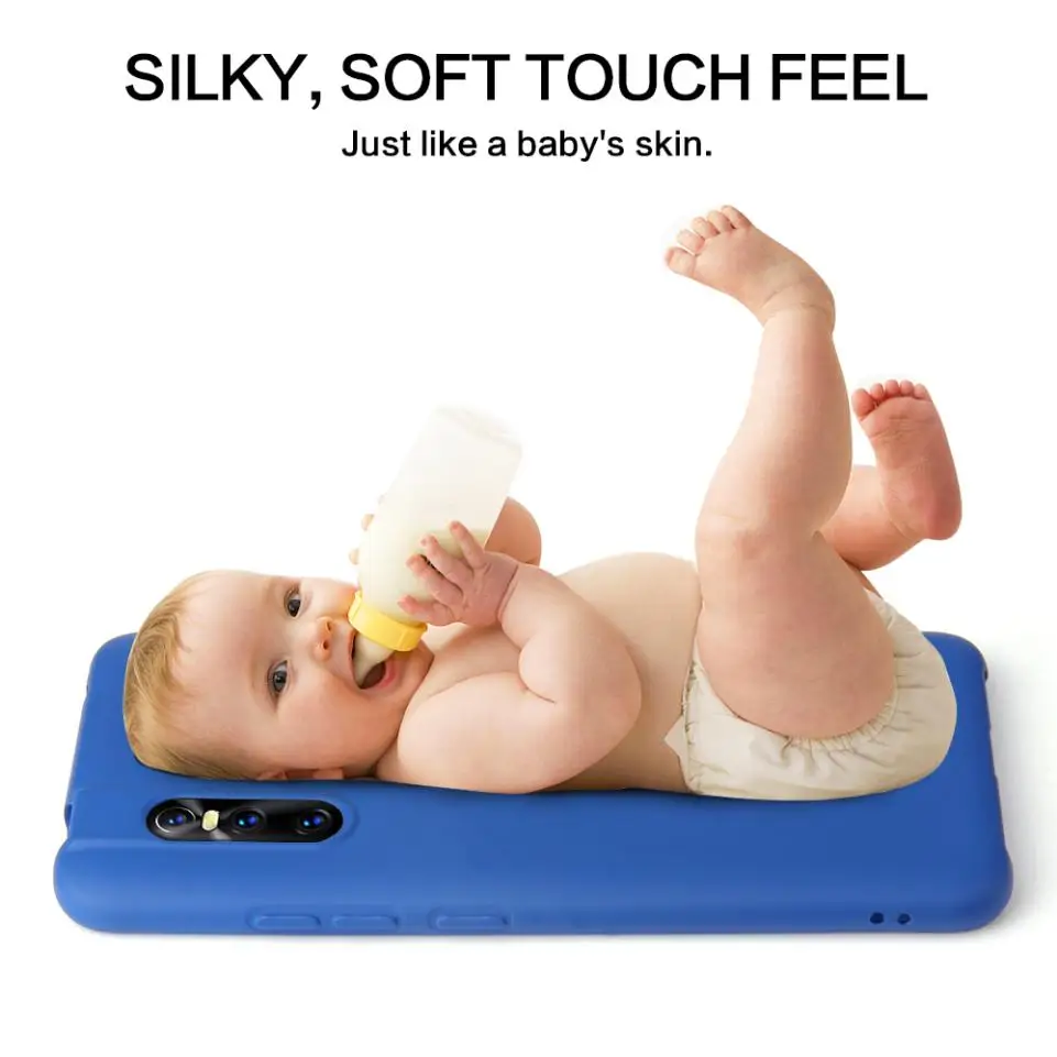 For vivo V15 Pro Premium TPU Cute Slim Solid Soft Back Shell Silicone Flexible Excellence Phone Protection Case Cover