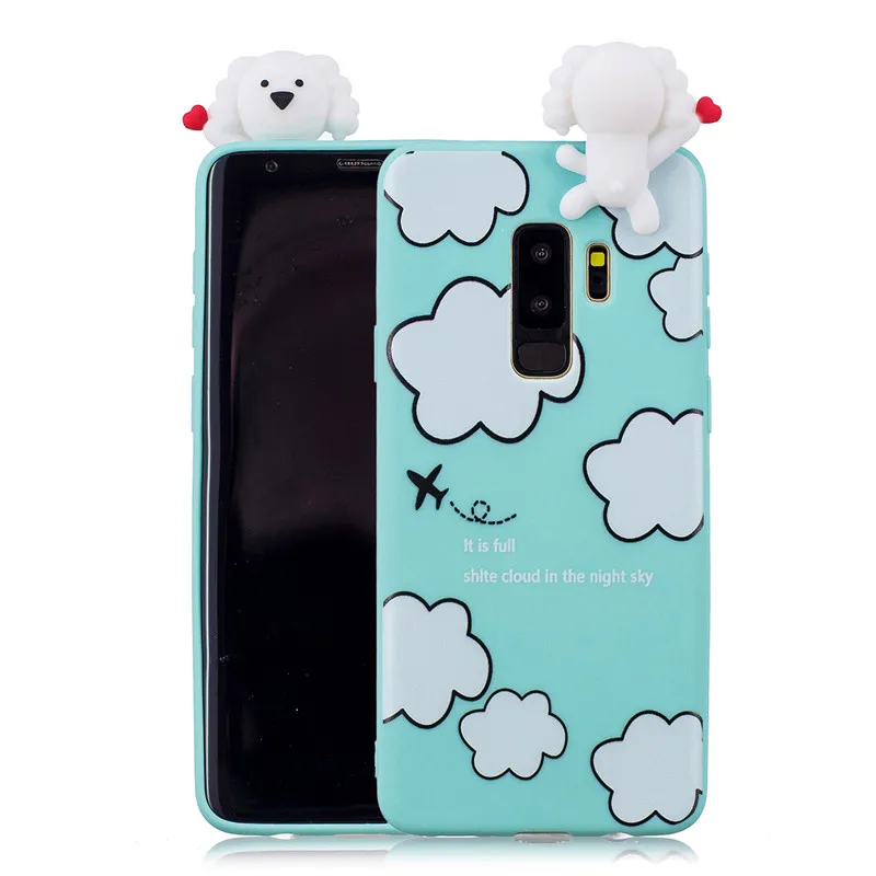 samsung cases cute Phone Case on for Samsung Galaxy S9 Plus S6 S7 Edge S8 Plus Note 8 9 S10 Plus Cover Fundas 3D Dolls Toys Cartoon Soft TPU Cases kawaii samsung cases Cases For Samsung