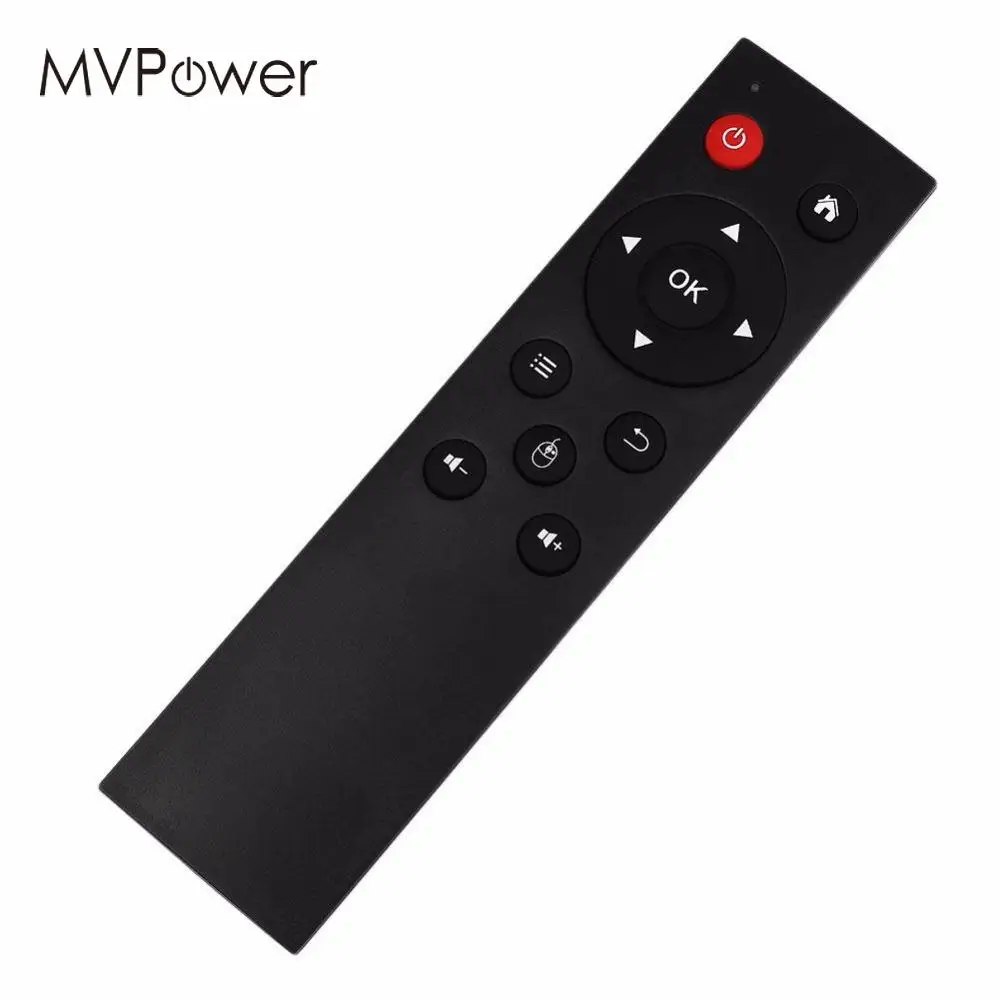 

MVpower USB 2.0 Wireless Air Mouse Keyboard Remote Control Android TV Box for PC TV Black Home Smart tv Remotes Controller Gift