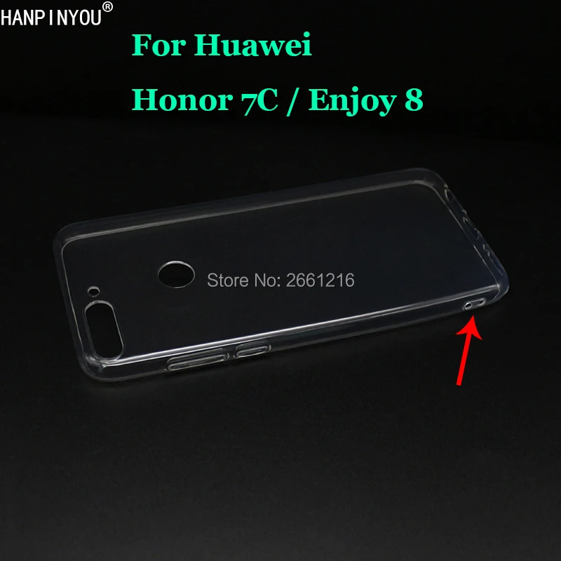 Для Huawei Honor 7C 5 99 &quotНовый Ультратонкий Мягкий ТПУ защитный силиконовый гелевый