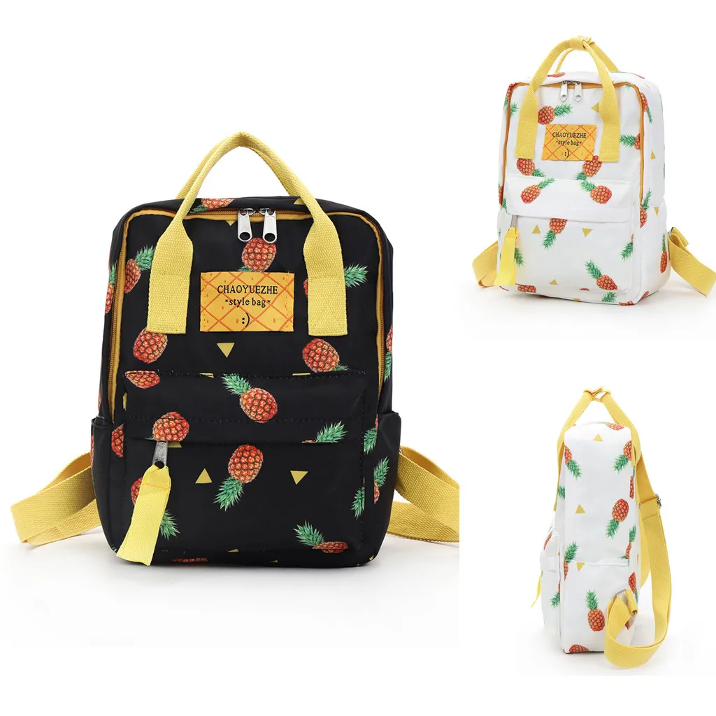 

Muliticolor 2019 Xiniu Fashion Women Bag Woman Trendy Pineappl Printing Travel Backpack Girls Campus Style Leisure Backpack 30