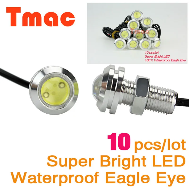 10pcs DRL led car light Eagle Eye parking lights Daytime Running Light Waterproof eagle eye Tail working light Source fog lamp