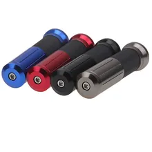 2 Unids/lote 4 Color Universal CNC de Aluminio de 22mm 7/8 “Accesorios de La Motocicleta de la Manija Bar Grip Extremo Manillar de la Moto de Motocross agarre
