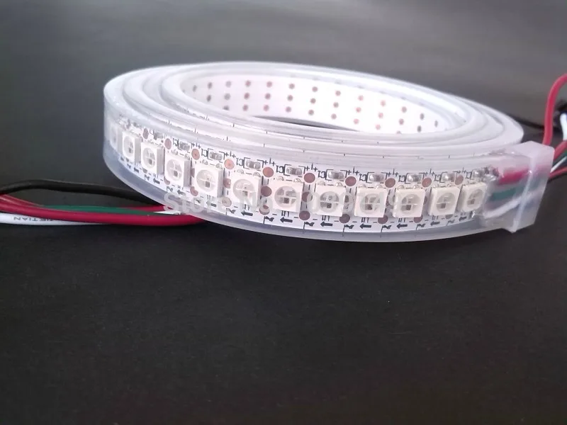 free shipping 2m/lot ws2812 ws2811 144 pixel programmable