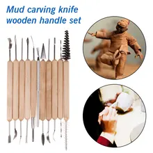 Hot Clay Sculpting Sculpt Smoothing Wax Carving Pottery Ceramic Tools Polymer Shapers Modeling Carved Knife Wood Handle Set Hot Clay Sculpting Sculpt Smoothing Wax Carving Pottery Ceramic Tools Polymer Shapers Modeling Carved Knife Wood Handle Set