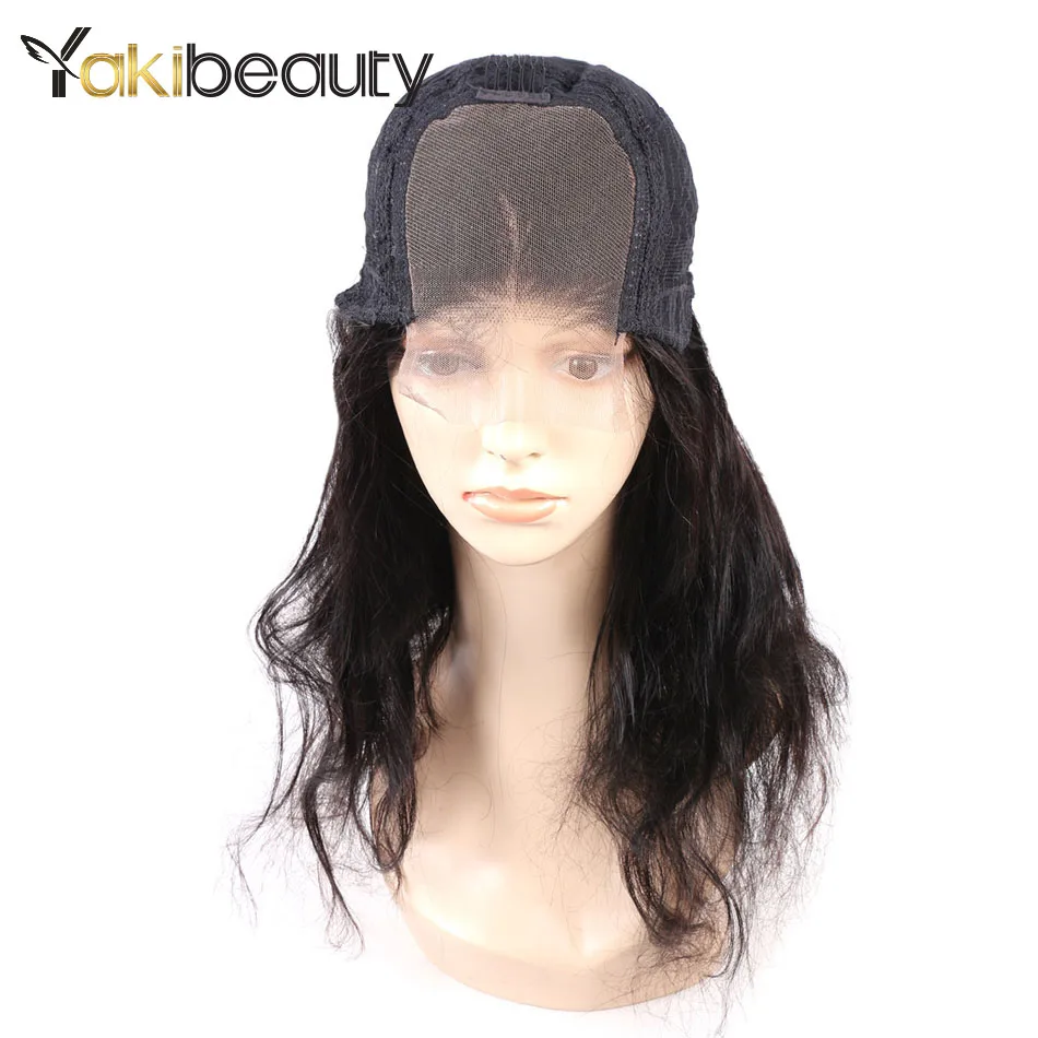Yakibeauty 44 Lace Front U part Wigs Malaysian Body Wave Human Hair Wigs 150% Density Remy Hair Wig Pre Plucked With Baby Hair (27)
