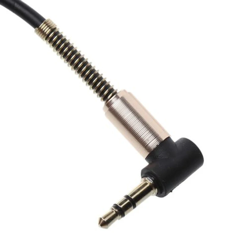 New 1M 3.5MM Computer Audio Cables Jack 90 Right Angle Male To Female Audio Aux Extension Cable Cord For CD Player MP3 Mayitr