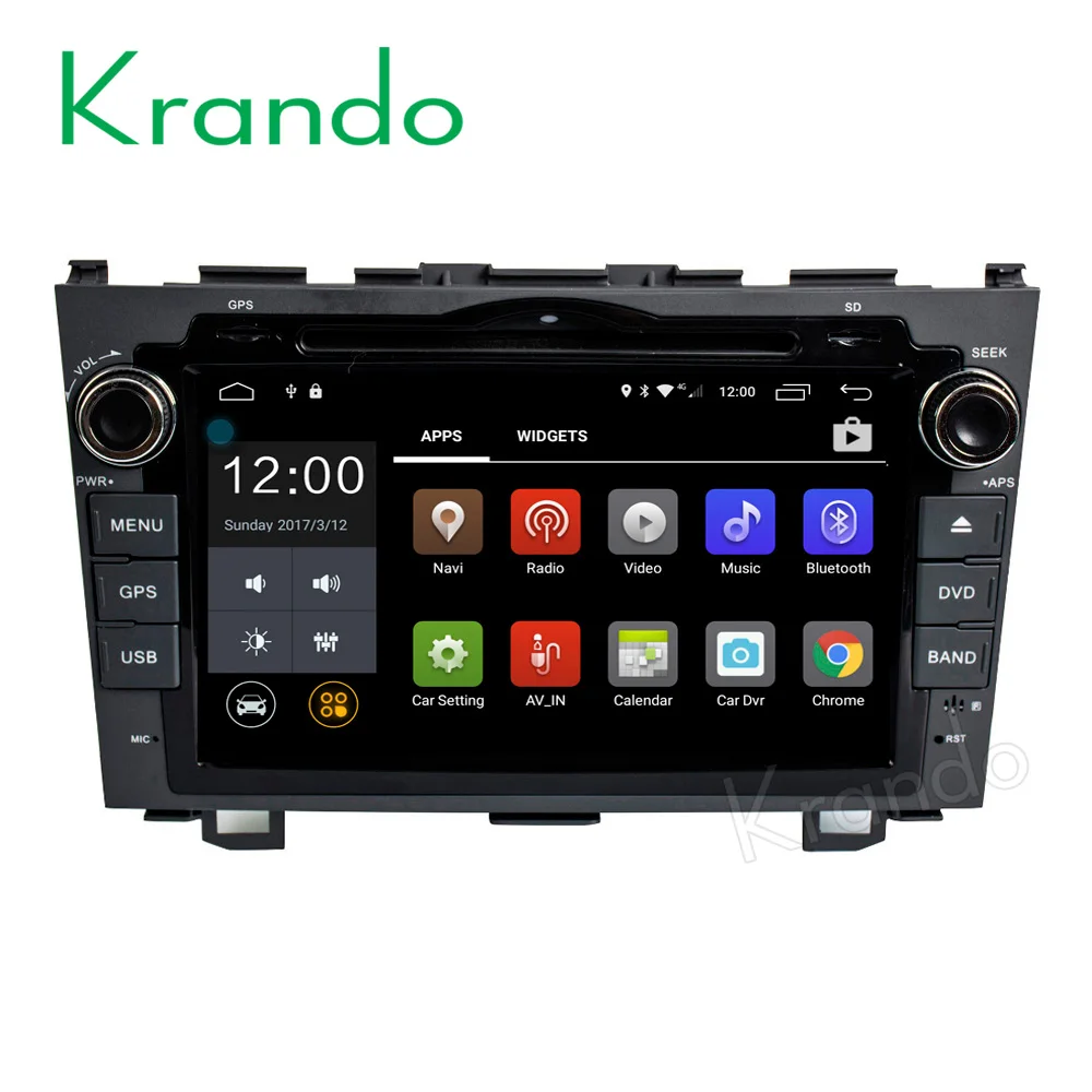 Perfect Krando 8" Android 9.0 car navigation multimedia system for Honda CRV 2006-2011 audio radio gps dvd player WIFI 3G DAB+ 0 Perfect Krando 8" Android 9.0 car navigation multimedia system for Honda CRV 2006-2011 audio radio gps dvd player WIFI 3G DAB+ 0