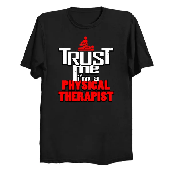 Новая мужская футболка с принтом хлопковая Trust me I'm a PT круглым вырезом и