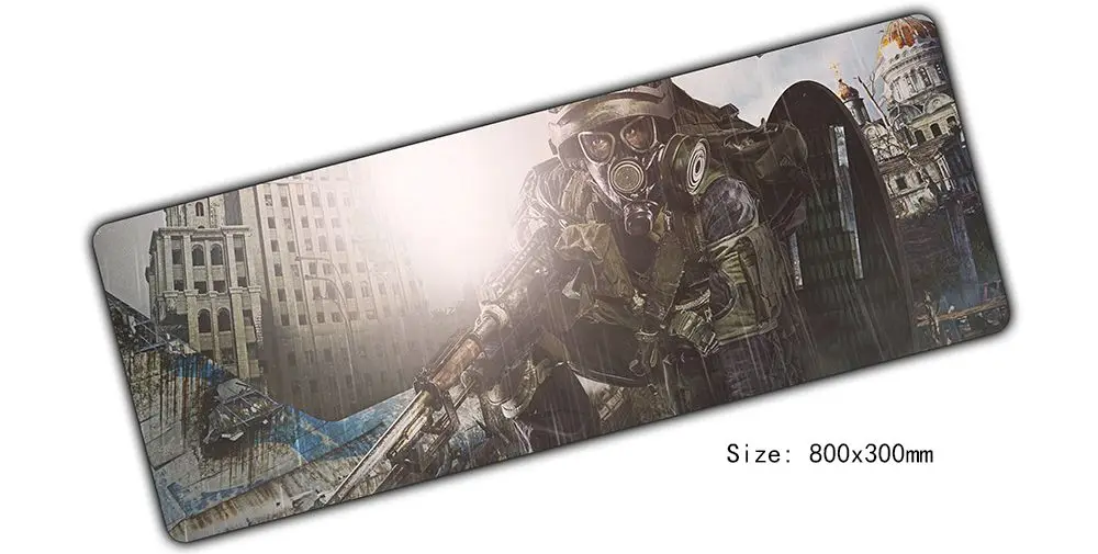 METRO 2033 коврик для мыши, размер 800x300x2 мм, игровой коврик для мыши, геймерский коврик для мыши, игровой коврик для компьютера, высококачественный Настольный коврик, большой игровой коврик
