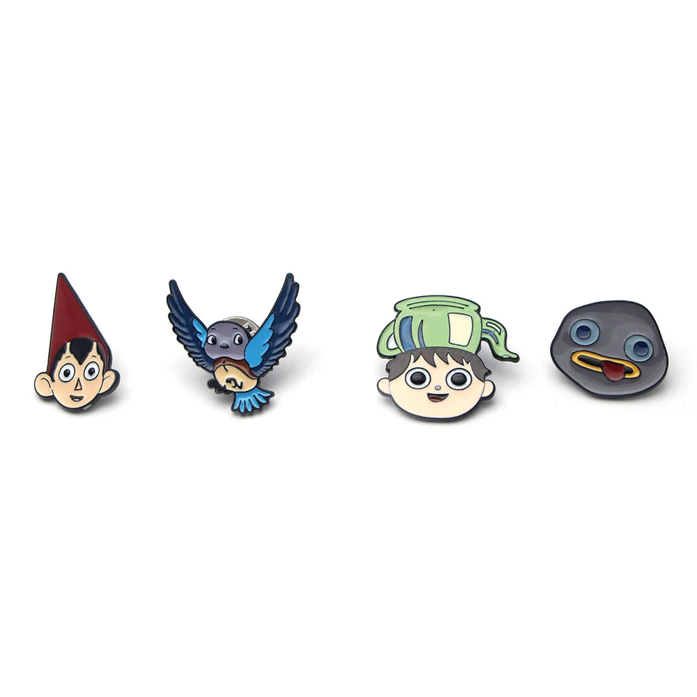 P2308 Dongmanli Cartoon Over the Garden Wall Metal Enamel brooch Backpack pins
