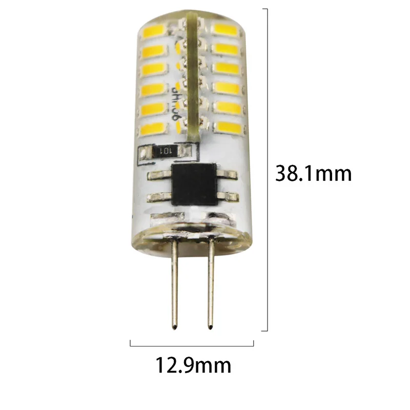 5x лампада LED G4 лампы 220 В 4 Вт AC 220 В G4 светодиодные лампы SMD3014 48 заменить 30 Вт галогенной лампы 360 Угол луча