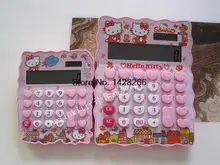 Hello Kitty Creative Solar Calculator Irregular Edge Desktop Calculating SpongeBob& Doraemon Cute Kawaii Cartoon Gift for Kids