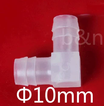 

10mm dia. Plastic Barbed Elbow fitting Equal Elbow connector, L hose connector tube adapter 90 degree angle barb joint