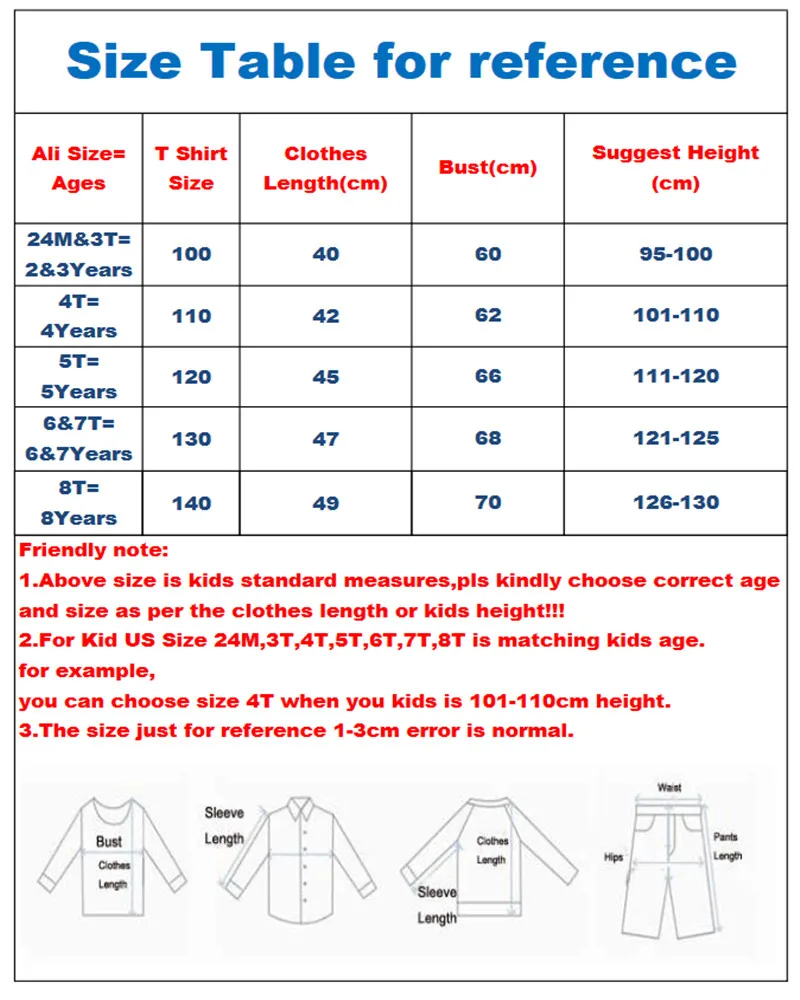 shirts136 100-140
