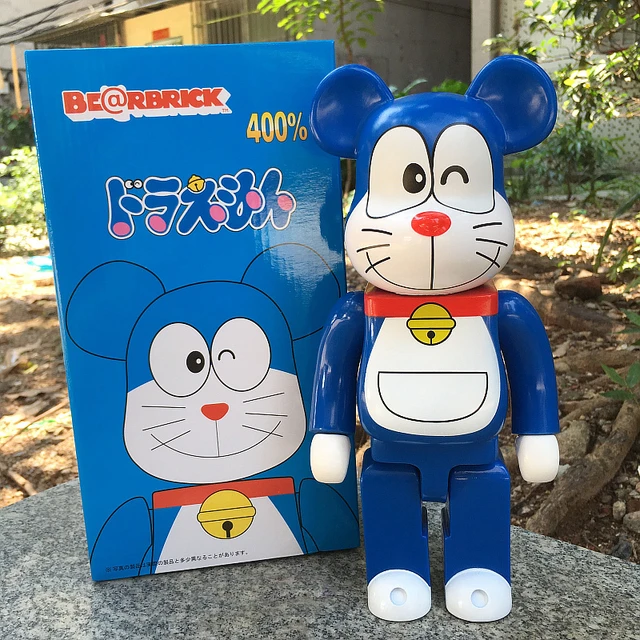 Hot Sell 11inch 400% Bearbrickly Bearsbrick Doraemon Model Pvc