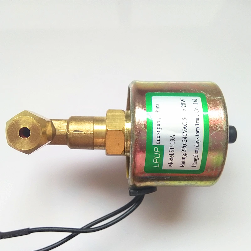 

Steam Cleaner High Temperature High Voltage Electromagnetic Pump Model SP-13A Voltage 220-240VAC 50Hz Power 28W