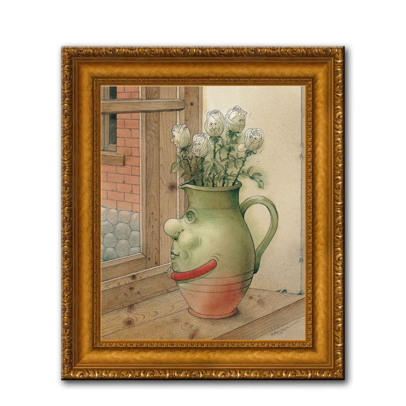 Kestutis-K-150-Jug And Roses Paintingb