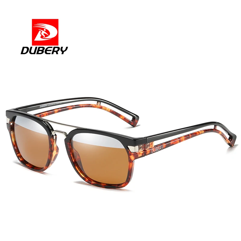DUBERY поляризованные солнцезащитные очки для женщин винтажные мужские для вождения прямоугольные УФ Защита Модные солнцезащитные очки для мужчин/женщин