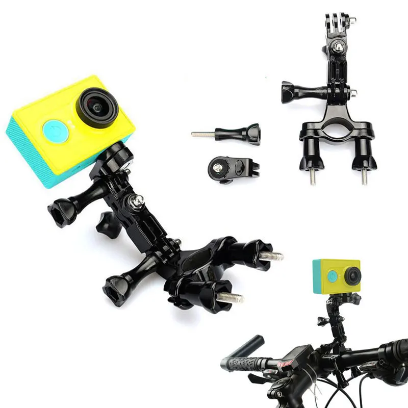 

xiao mi yi Gopro Accessories 3 Way Adjustable Pivot Arm Bike Mount for Gopro Hero 5 4 3+ 3 Xiaomi Yi Action Camera SJ4000 SJ5000