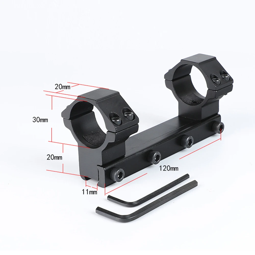 

Hunting Ohhunt 12cm High Profile 11mm Dovetail .22 Airgun 30mm Scope Rings with Stop Pin For Tactical Rifle Scope Mount