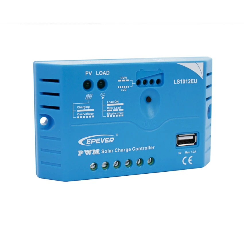EPSOLAR LS1012EU 10 а 12 в EP EPEVER PWM LandStar регуляторы заряда солнечной батареи с 5 USB|solar charge