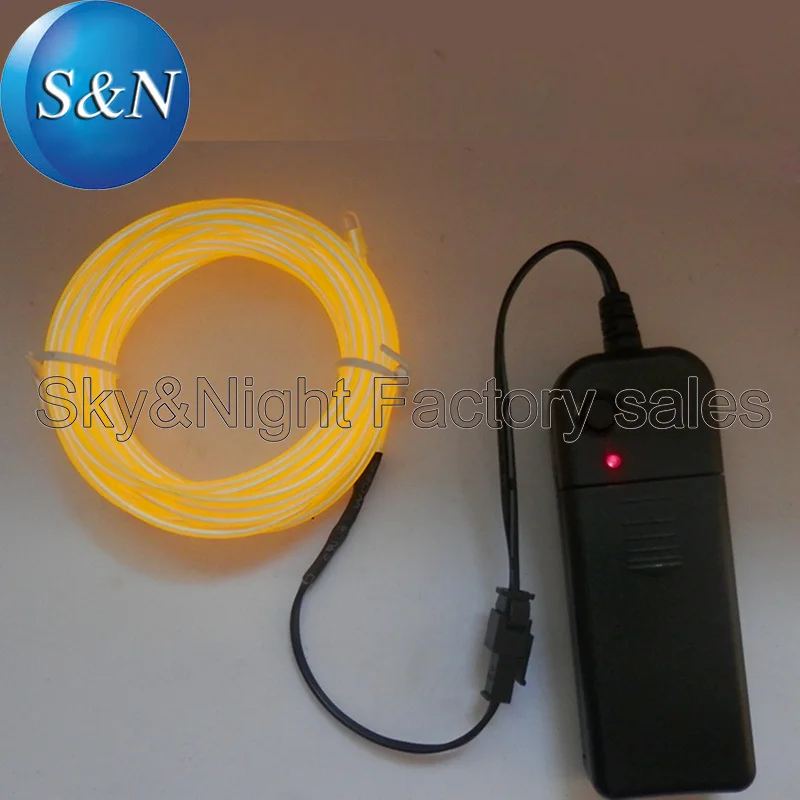 Высокая Яркость el neon lighting 10 м набор гибкий Led неоновый свет светящийся EL провод