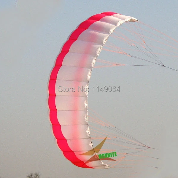 

free shipping high quality 2.5sqm quad line power kite surf with handle line kite parafoil kite board ripstop nylon kite sports