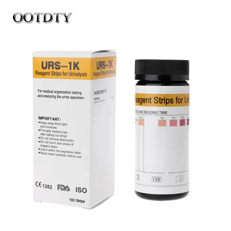 OOTDTY 100pcs Urinary Ketone Strips Urine Analysis Keto Strips Healthy Diet Body Tester DORP SHIPPING OOTDTY 100pcs Urinary Ketone Strips Urine Analysis Keto Strips Healthy Diet Body Tester DORP SHIPPING
