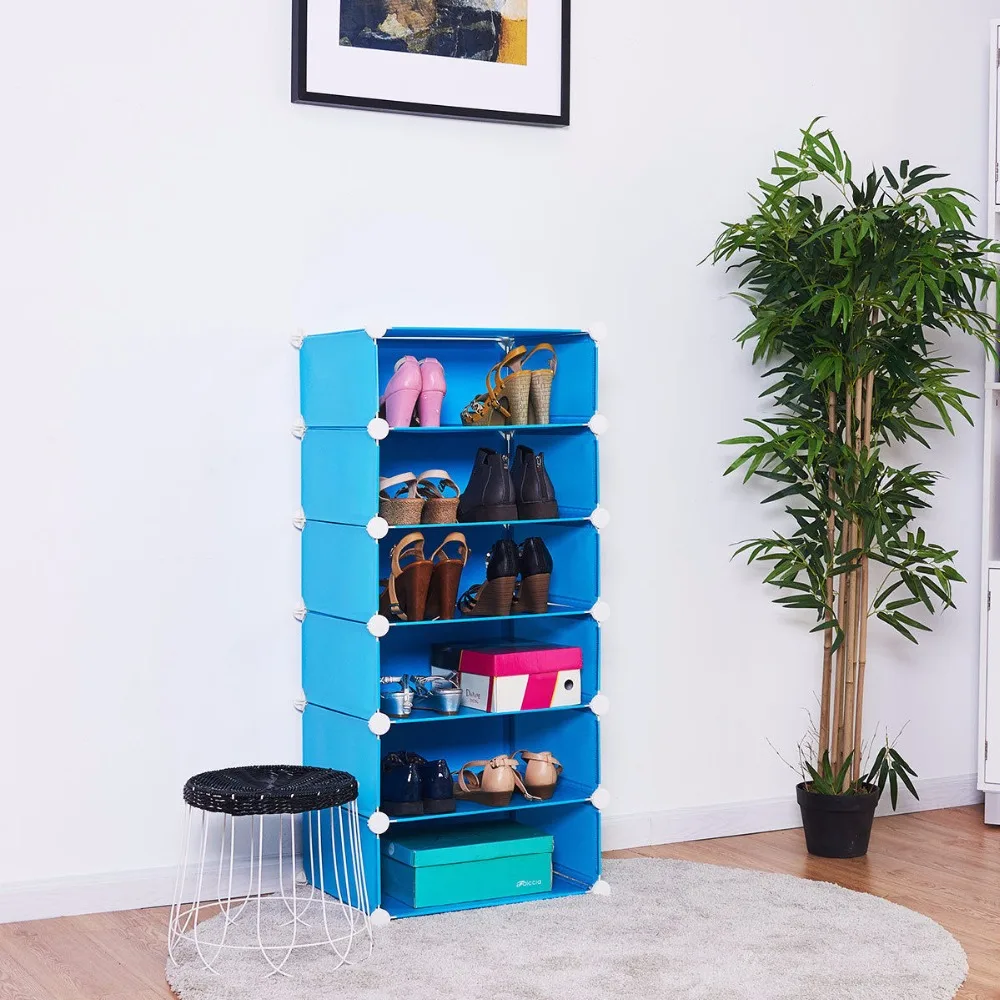 Giantex 6 Cubic Portable Shoe Rack Shelf Storage Closet