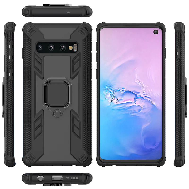 Чехол для samsung Galaxy S10 Plus S10E S10plus E Lite защитный бронированный Роскошный чехол