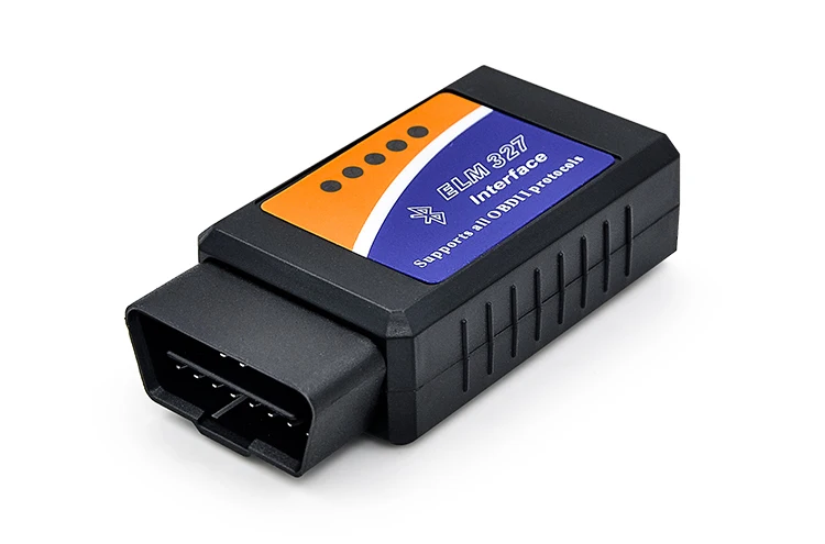 20 шт./лот цены по прейскуранту завода-изготовителя ELM 327 Bluetooth V2.1 OBD2 OBD-II ELM327 V2.1 Bluetooth Автомобильный Интерфейс сканер работает на Android