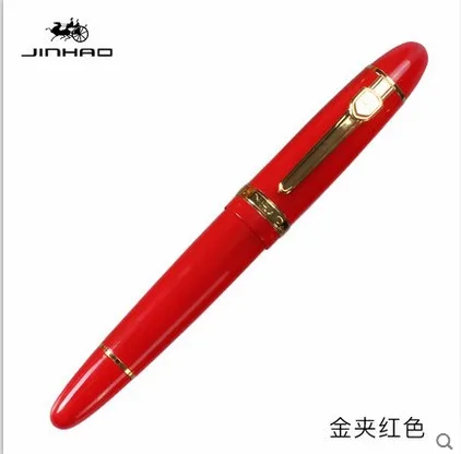 Jinhao 159 черная и Золотая шариковая ручка с зажимом с черной заправкой ручки-роллеры офисные принадлежности Школьные принадлежности - Цвет: O