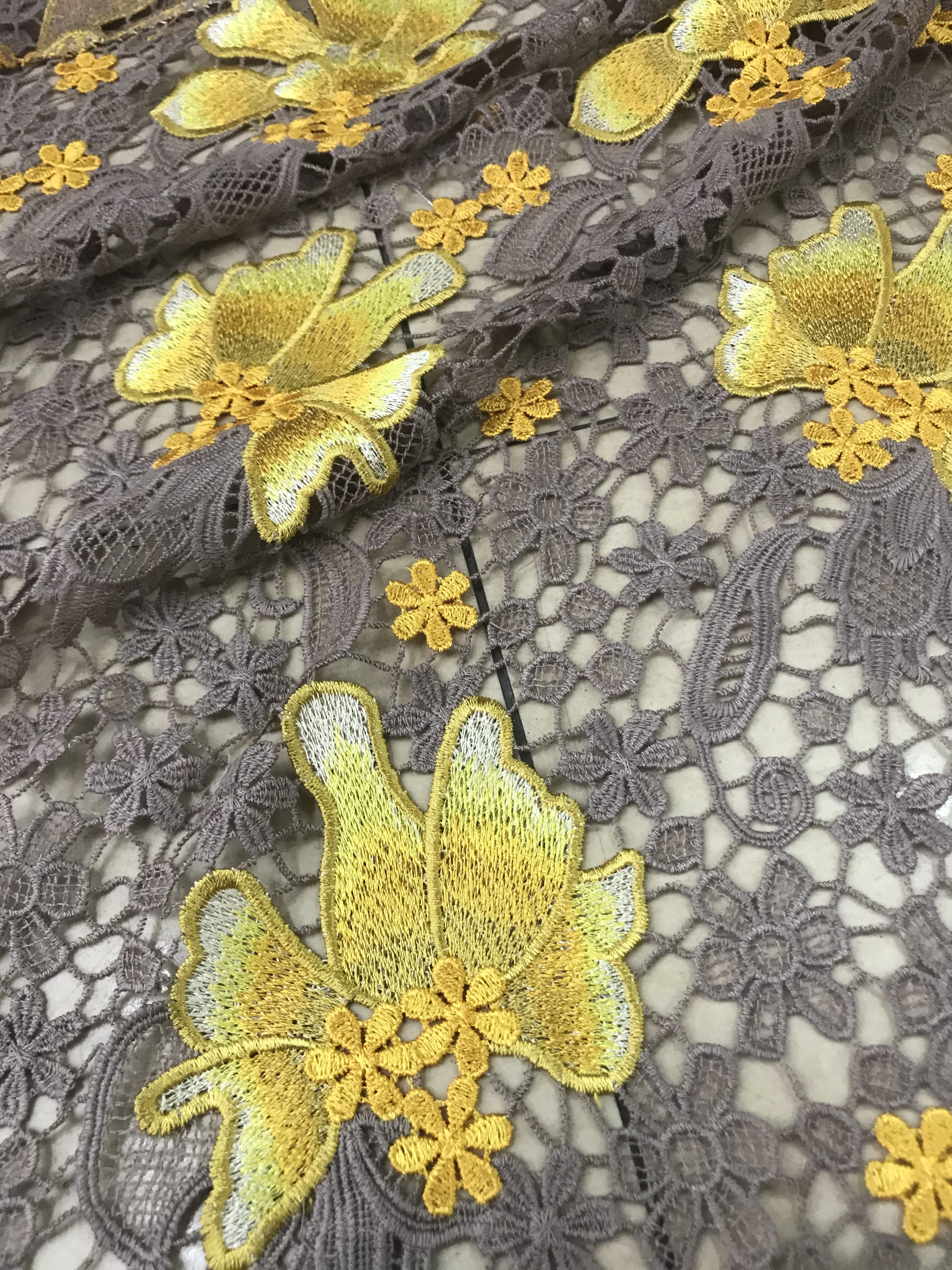 

embroidery french net lace fabric JIANXI.C-63421 Top selling african cord lace fabric
