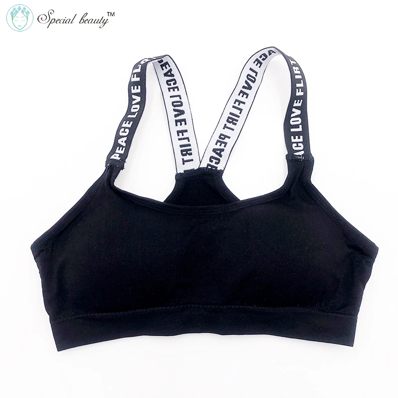 Free shipping!!!Special beauty!!!Black color Alphabet strap Super comfort soft Camisoles Beautiful girl Tube Tops sports bra Free shipping!!!Special beauty!!!Black color Alphabet strap Super comfort soft Camisoles Beautiful girl Tube Tops sports bra
