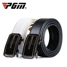 PGM ремень в стиле гольфа мужской верхний слой кожаный ремень скользящий сплав Пряжка 35,5 мм широкий храповый уличный ремень