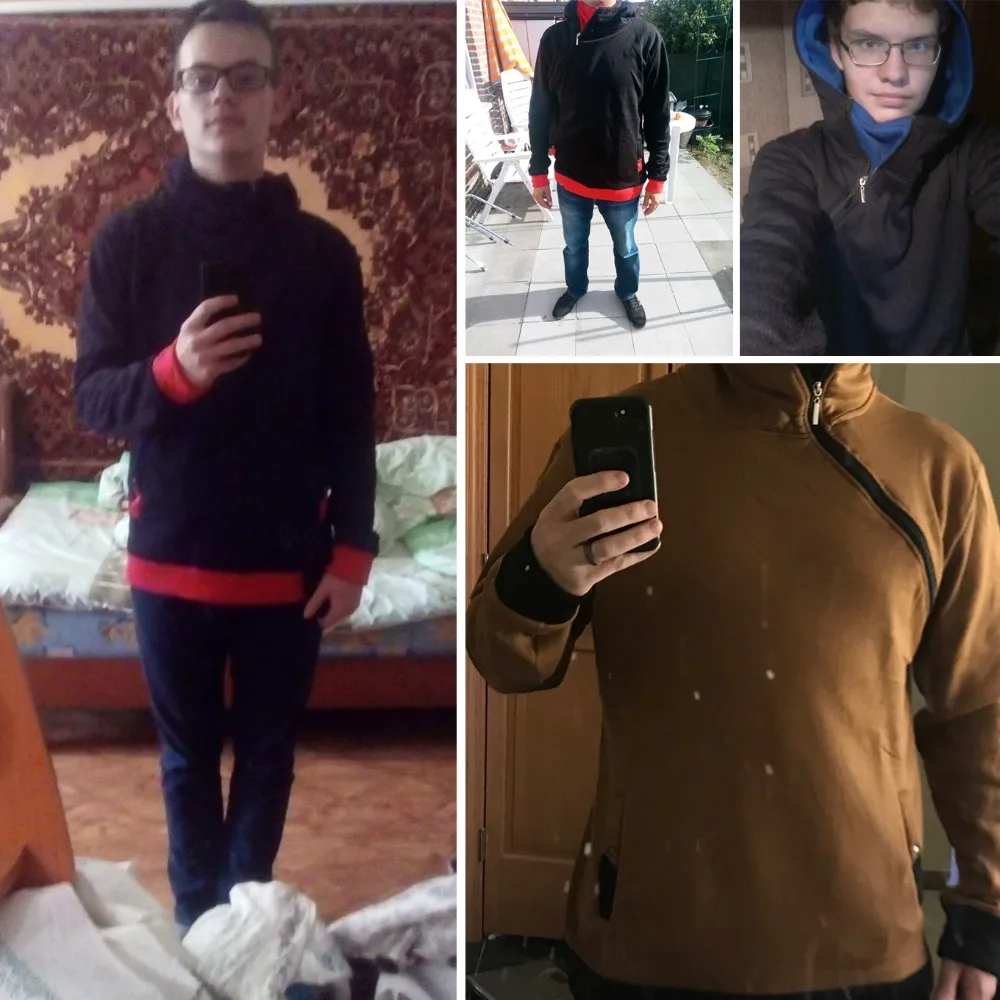 2018 модные толстовки мужские Sudaderas Hombre хип хоп s Брендовые однотонные с капюшоном