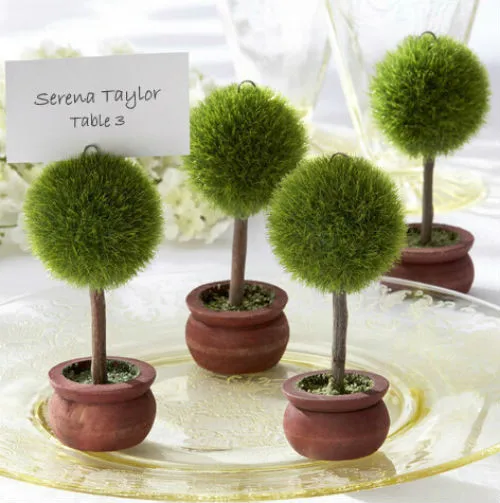 

Wedding Favor Topiary Tree Photo and Place Card Holder Wedding Table Decoration 100 pcs/lot
