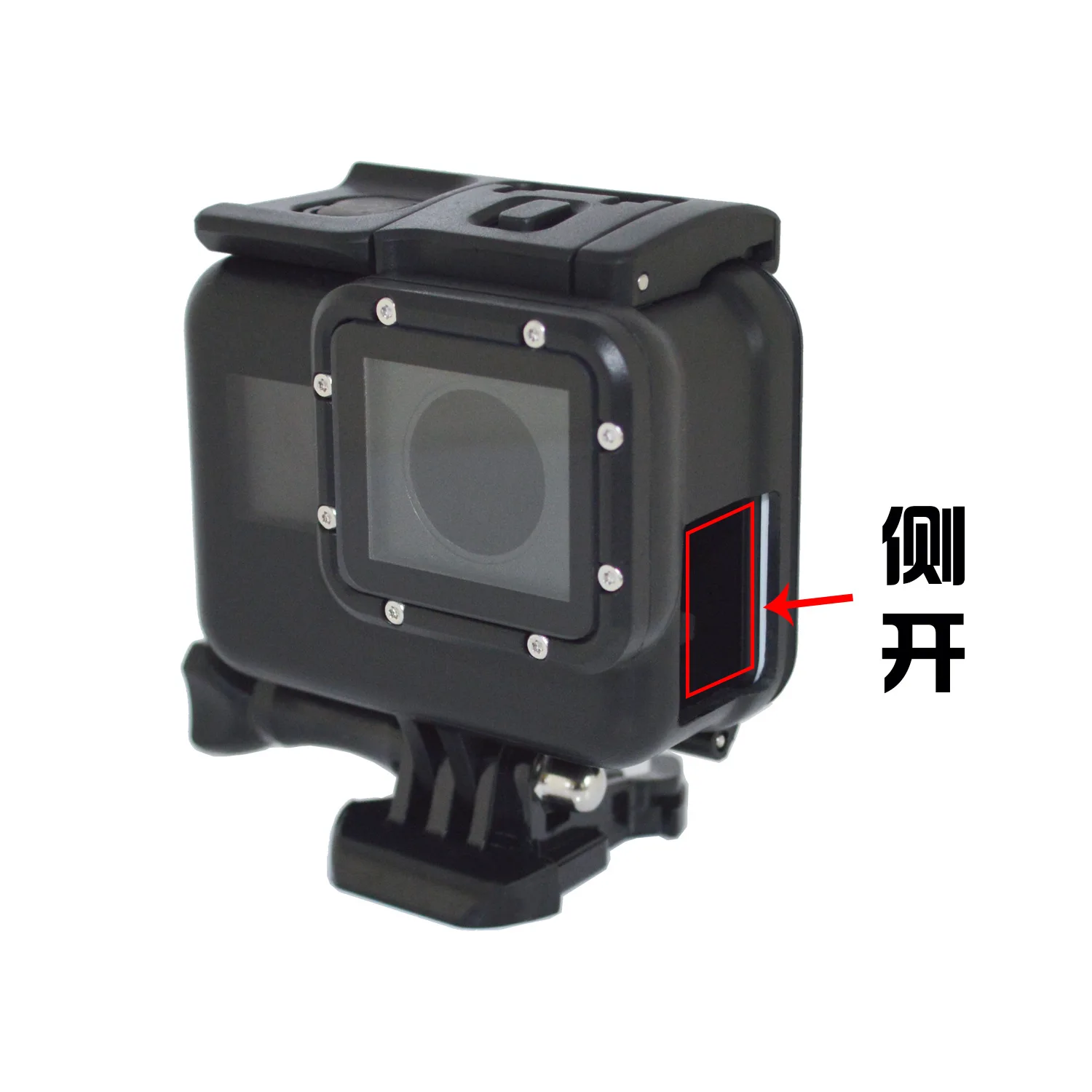 Для GoPro Hero 5/6 нужно чтобы открыть сторону объектива открытой случае|for gopro hero|hero