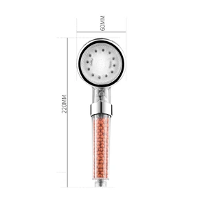 Hongdec контроль температуры 3 цвета спа ионный фильтр светодиодный ручной насадка для душа удаляет примеси - Цвет: Small