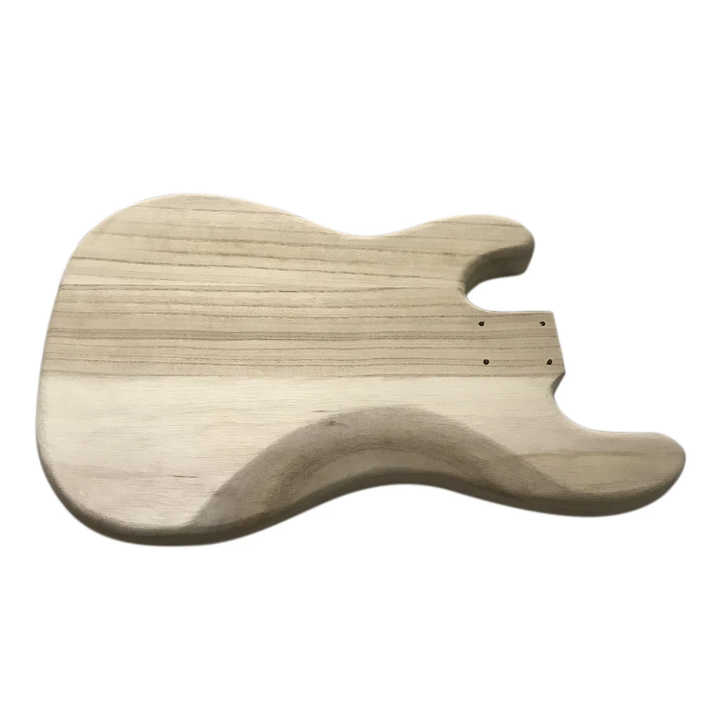 Polished Wood Type Electric Guitar Barrel DIY Mahogany Wooden Body Guitar Parts& Accessories DIY For PB Style Bass Guitar