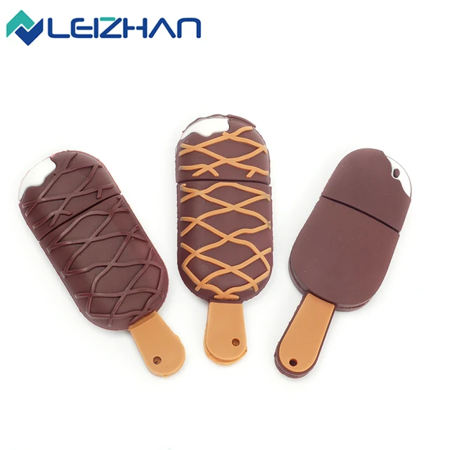 Special Price LEIZHAN USB Flash Drive Chocolate Ice Cream 64g 32g 16g 8g 4g USB Stick 2.0 Pen Drive Pendrive Computer Memory Card USB Drive Special Price LEIZHAN USB Flash Drive Chocolate Ice Cream 64g 32g 16g 8g 4g USB Stick 2.0 Pen Drive Pendrive Computer Memory Card USB Drive