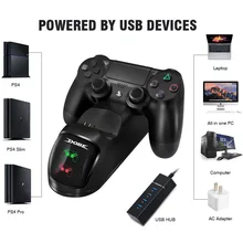 PS4 Controller Dual USB Charging Docking Station