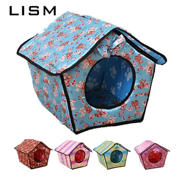 

Rainbow Color Warm Nest Pet Dog Cat Bed Mat for Small Medium Large Dogs Beds Mat Puppy Kennel Bed Sleeping Bag House Cave Bed